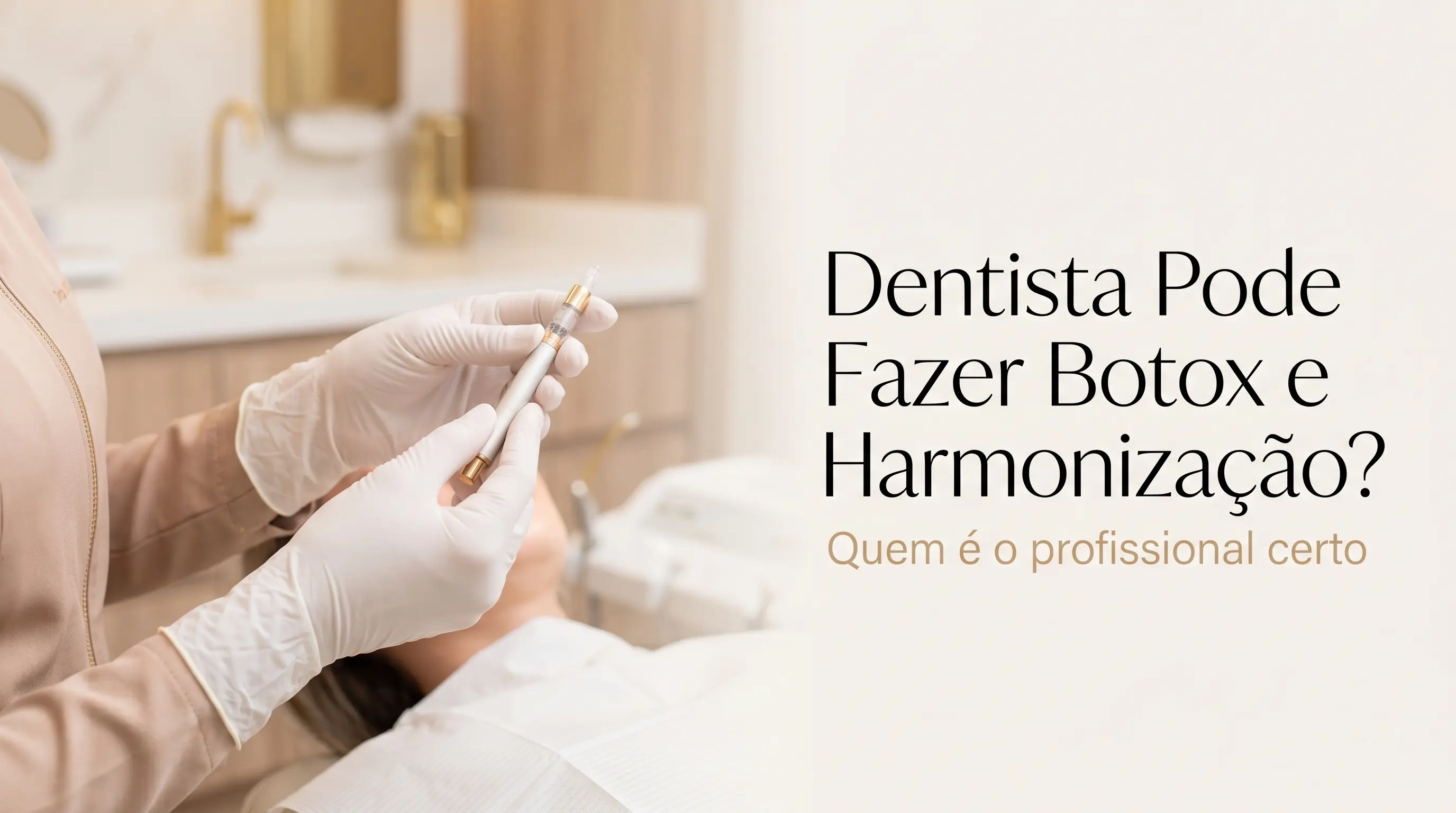 Dentista pode fazer botox e harmonização orofacial: a Dra. Gabriella Lisboa explica em Goiânia